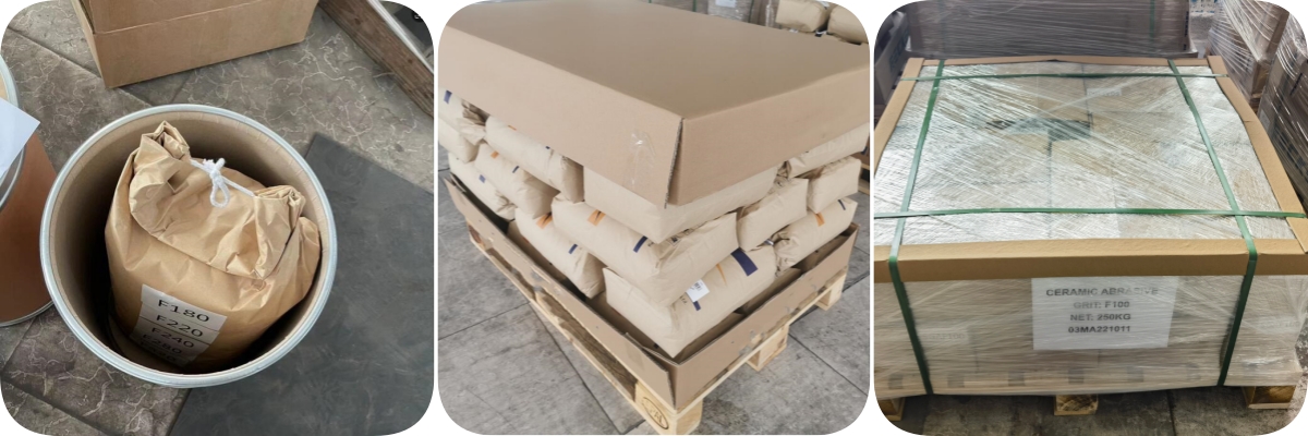 رمل كاشط سيراميكي أزرق SG (2) رمل كاشط من السيراميك الأزرق SG